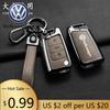 Для VOLKSWAGEN VW Чехол-брелок для ключа зажигания Обложка Корпус Для VW Volkswagen Golf 7 MK7 Tiguan FR 2 Для Seat Ateca Leon MK2 Ibiza Пульт
