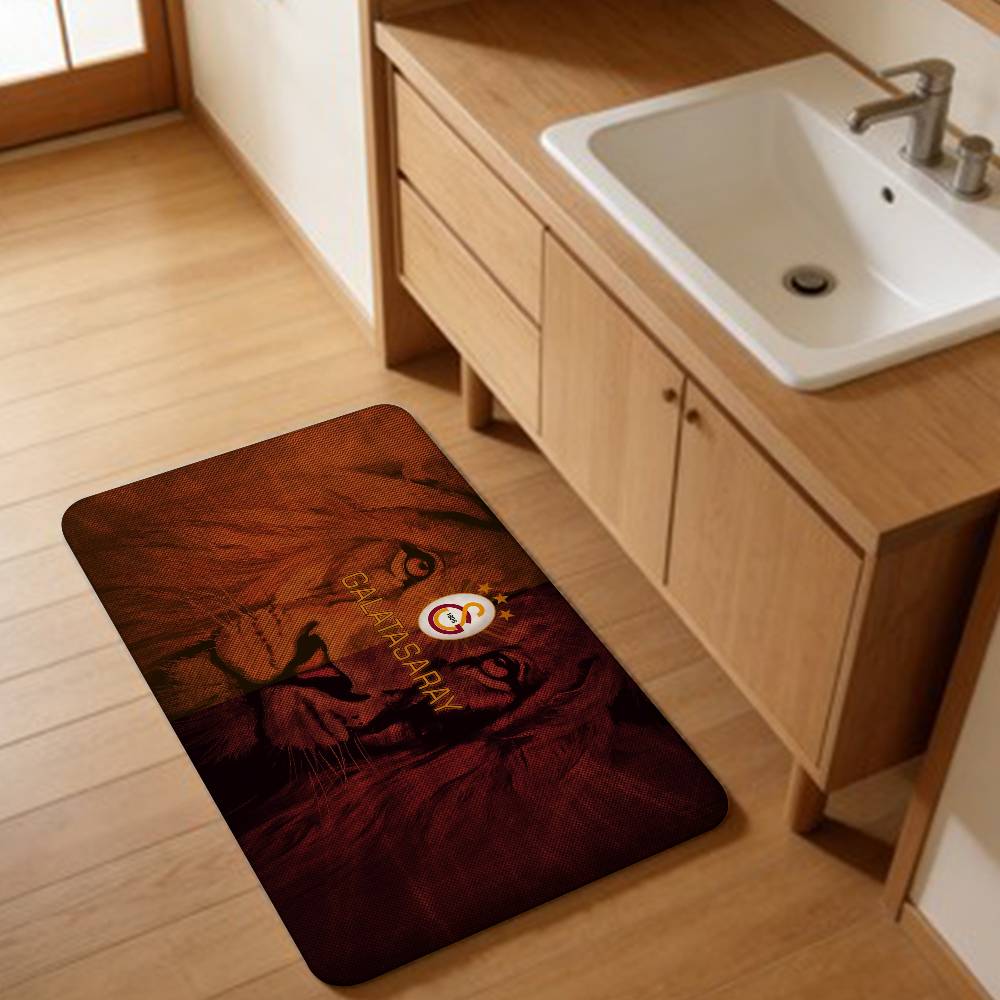 Football Team Galatasaray Door Mat Nordic Style Home Doormat Bathroom-Toilet Mats Bedroom Bedside Mats