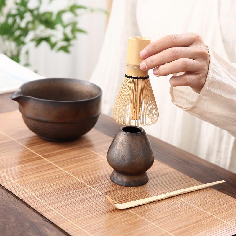 Набор для чая матча из грубой керамики Чжиняньхуа