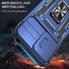 Серия Armor Чехол для Motorola Moto G54 5G PC+TPU Подставка Чехол для телефона со сдвижной защитой объектива