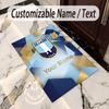 Crystal Velvet Rug Lazio FC Print Custom Name Text Floor Mat Home Decor