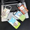 Мультяшный Милый Персик Гома Ударопрочный Чехол для Телефона для iPhone 17 Air 16 16E 15 Pro Max 14 Plus 13 Mini 12 Задняя Крышка Противоударный Fundas