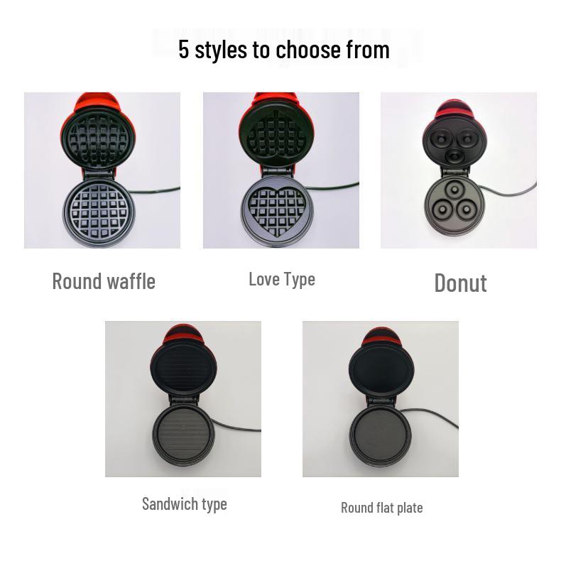 Compact Breakfast Maker: Mini Waffle, Pancake, Cake, and Sandwich Machine