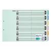 KOKUYO File Index Color Divider Cards for 6 2 A3 10 Files, Tabs, Holes, Horizontal, Sets, Shiki-113