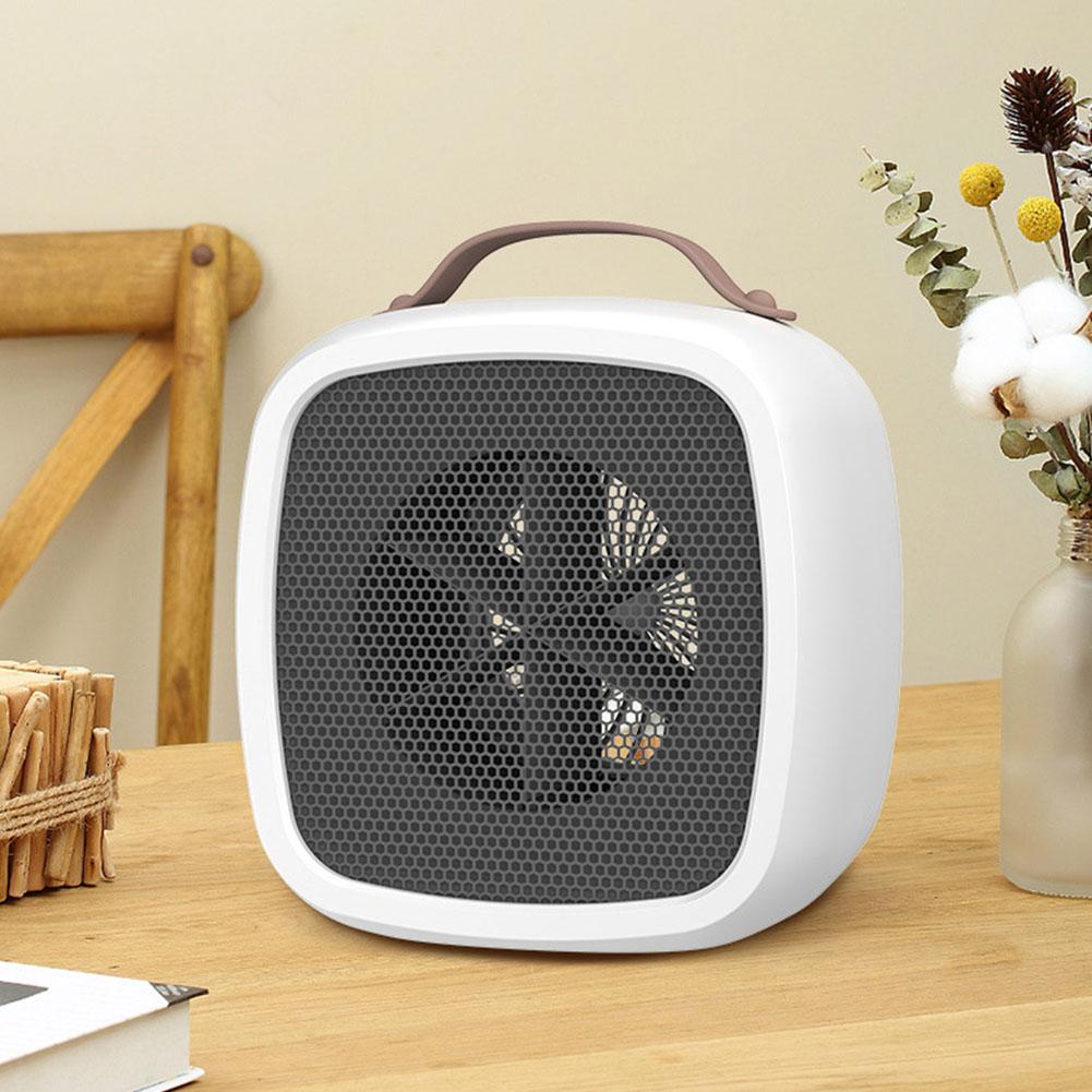 Portable Space Heater Mini Desktop Warm Air Fan Fast Heating Lightweight Electric Heater Personal Warmer for Winter