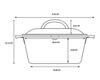 Lodge Kitchen Духовка с петлевой ручкой 10 дюймов Чугунная кастрюля L8DOL3 1/4