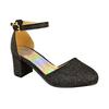 Босоножки Abena Glitter Closed Toe Mid High Block
