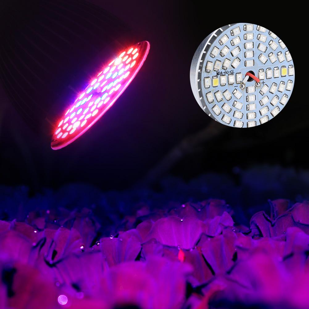 60 Вт 60LED полный спектр лампа для выращивания растений лампа для гидропонного выращивания цветов