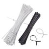 Black Plastic Coated Iron Wire White Cable Ties Reusable Ties Cable Fasteners