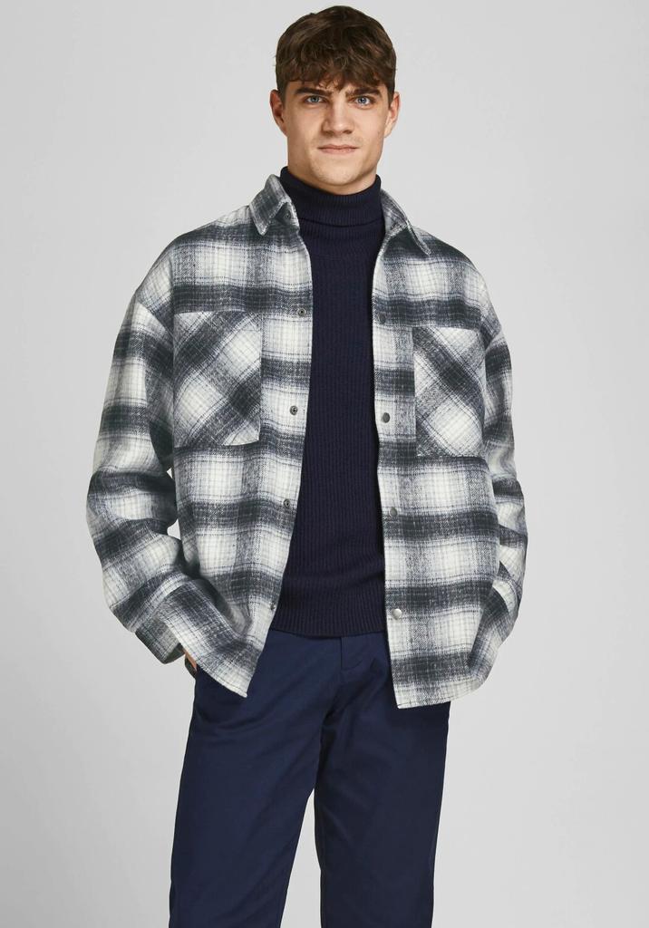 Демисезонная куртка Jack & Jones Bane Hemd-Jacke (12204201) grey melange