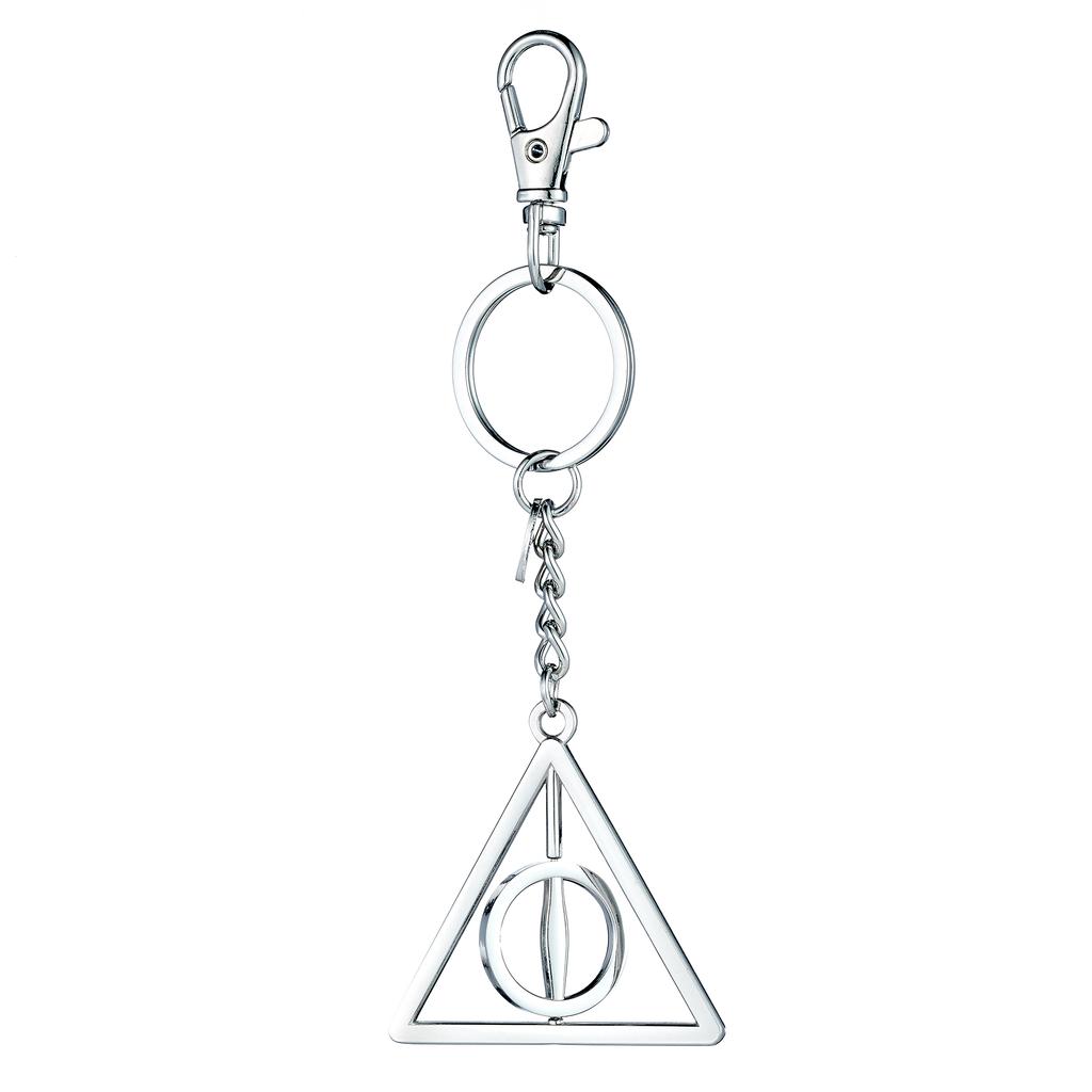 Harry Potter Deathly Hallows spinning keyring