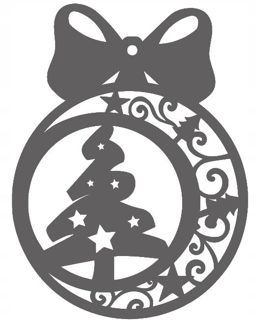 Ś15 Christmas pendant OPENWORK decoration CHRISTMAS
