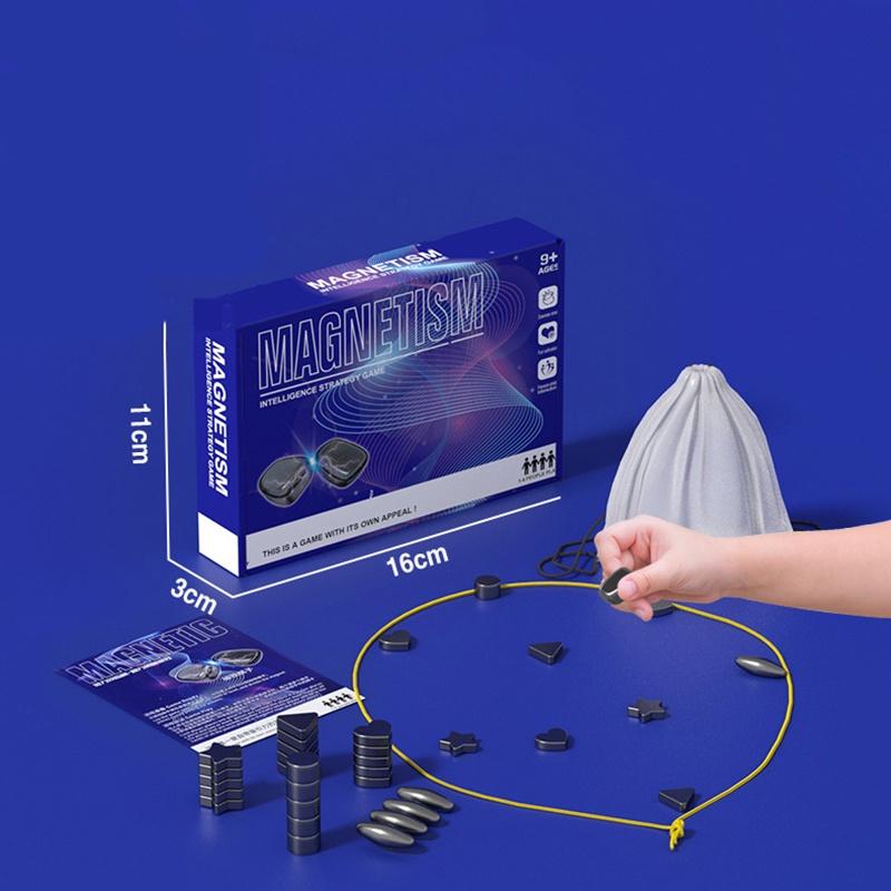 Шахматы с магнитным эффектом Интерактивная логическая игра Для детей Развивает навыки критического мышления Материал: магнитные фигуры
