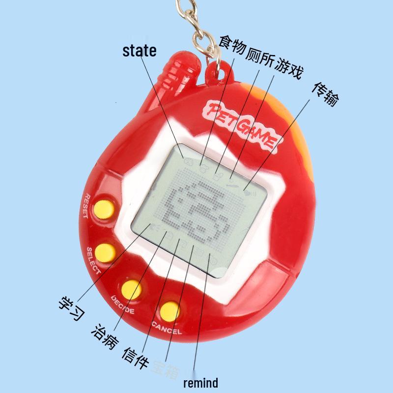 Electronic Pet Game Console: Mini Handheld Virtual Pet Nurturing Device