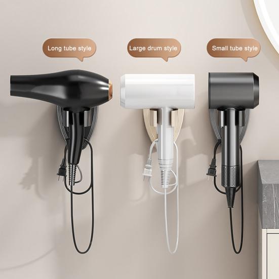Держатель для фена Yousheng на присоске, высокая грузоподъемность, простая установка, настенное крепление без сверления, вращающаяся на 360 градусов подставка для фена