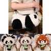 Panda Plush Toy Cartoon Child Bedroom Decoration Scene Doll Raccoon Backpack
