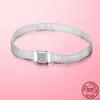 Горячий 925 Серебряный Оригинальный Me Браслет Fit Brand Me Charm Бусины Мода Узел Бесконечности Женщины Femme Браслет Роскошные Ювелирные Изделия