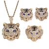 Tiger Ring, Leopard Necklace, Ear Nail Set