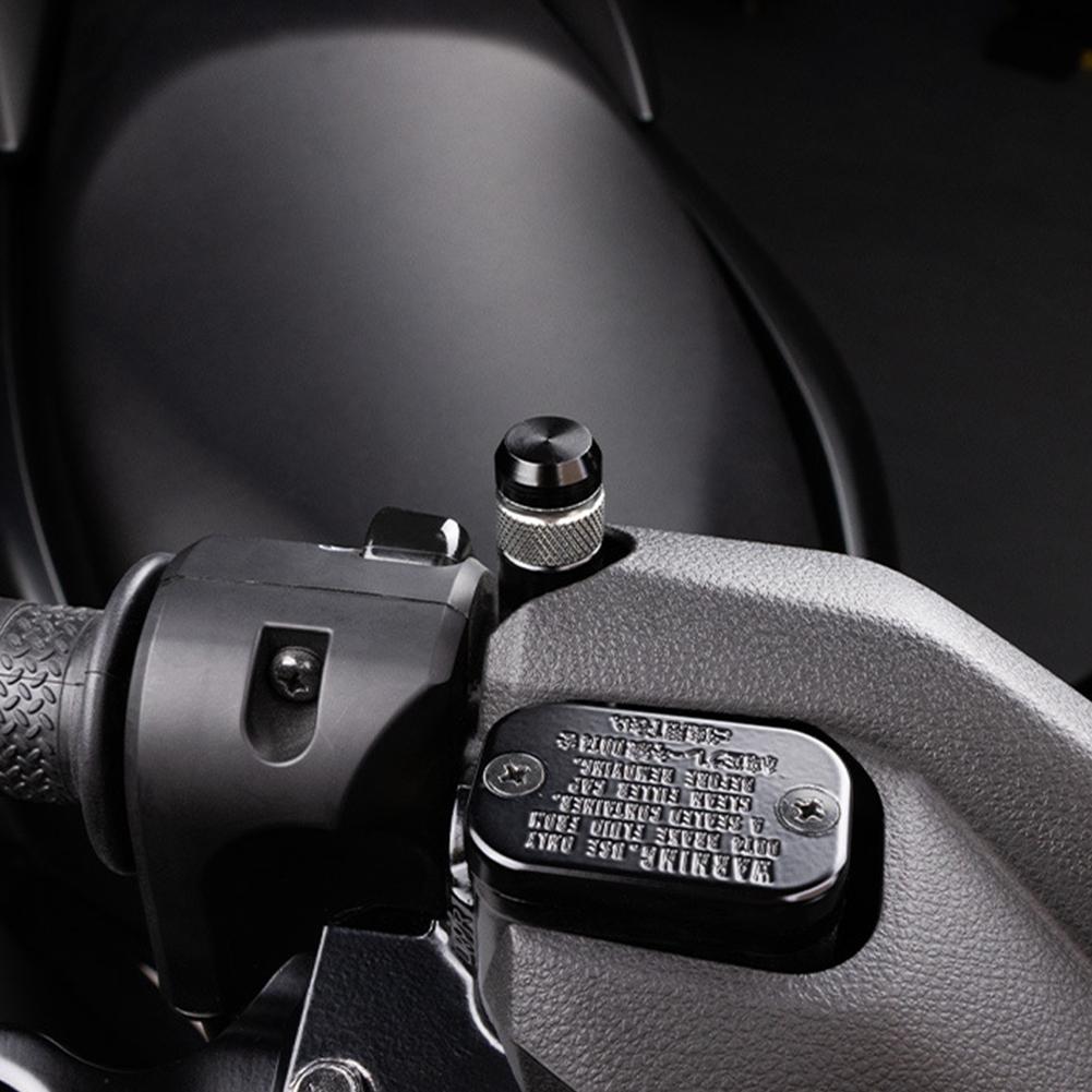 2Pcs M10 CNC Aluminum Motorcycle Rear View Mirror Hole Plugs Screws Rearview Mirror Anti-Rust Holder