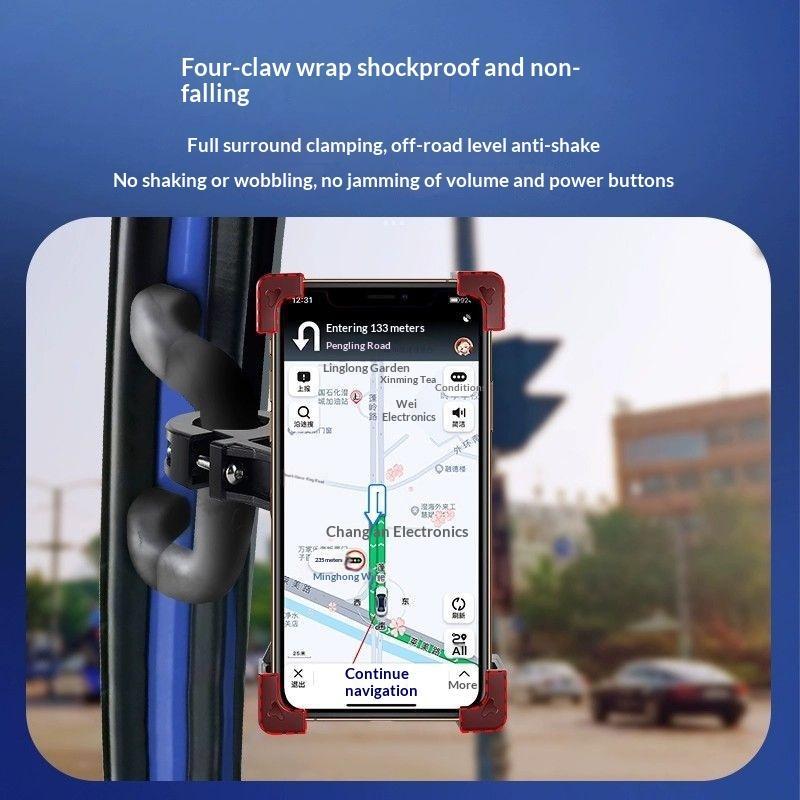 Держатель телефона для грузовика и автобуса, hands-free, 360 градусов, стабильный, противоударный зажим, универсальный для водителей грузовиков и автобусов, для использования с GPS