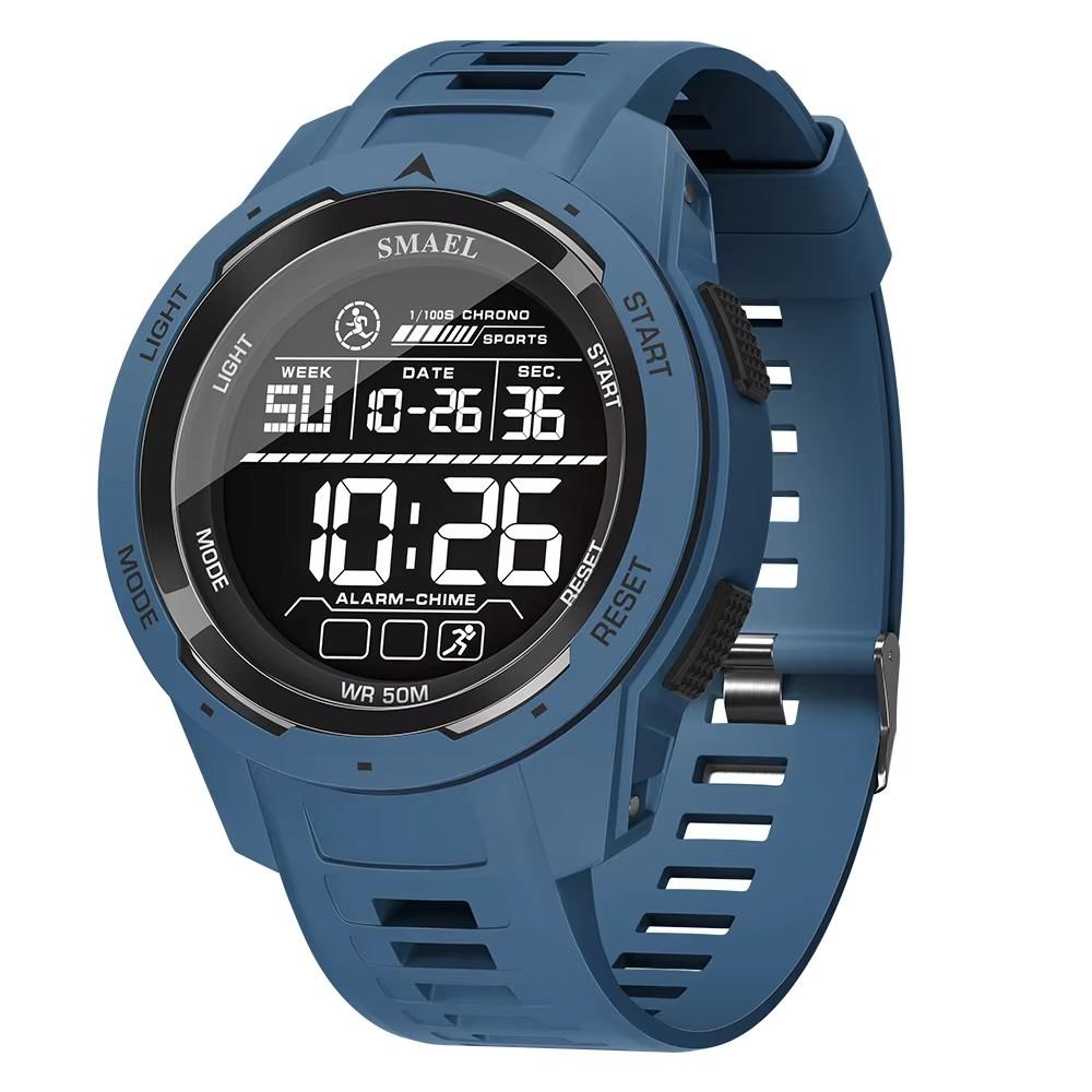 SMAEL8105 Watch for Men Digital Watches Sports LED Wristwatches Men's 50m Waterproof Watch Digital Light Stopwatch