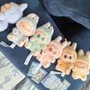 1: 1 High Quality Kawaii Monster Labub Blind Box Series PVC Labub Macaron Pendant Plush Doll Monster Keychain Birthday Gift