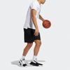 Adidas Мужские баскетбольные шорты с большим логотипом, черные GT3018