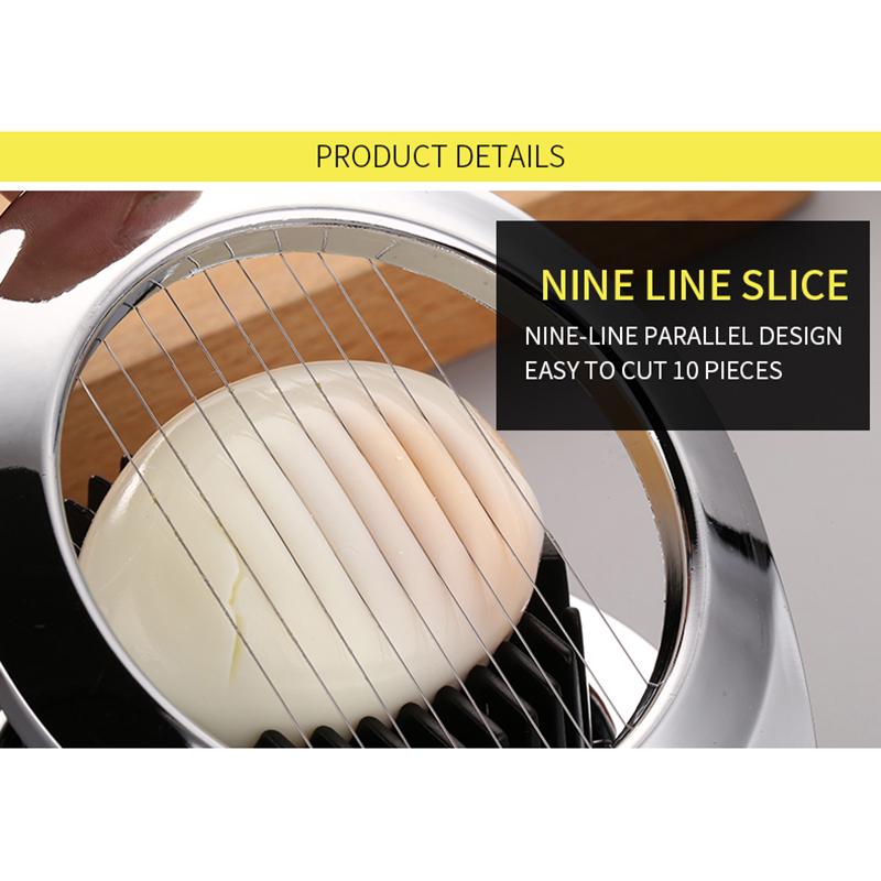 Яйцерезка Инструмент для яиц Дежурный слайсер Клубничный фруктовый гарнир Слайсер 3 стиля нарезки