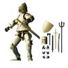 Armor Knight Action Figure with Accessories Movable Joints 3D Printed Medieval Warrior Soldier Model Toy Stress Relief Articulated Dummy Decoration