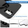 Left/Right Door Rearview Mirror Towing Mirror Lower Small Glass Convex Heated for GMC Sierra Chevrolet Silverado 1500 LHD