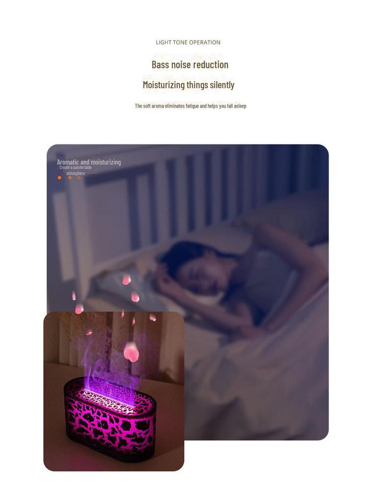 USB Aromatherapy Diffuser: Creative Cross-Border Humidifier with Colorful Light & Essential Oil Compatibility