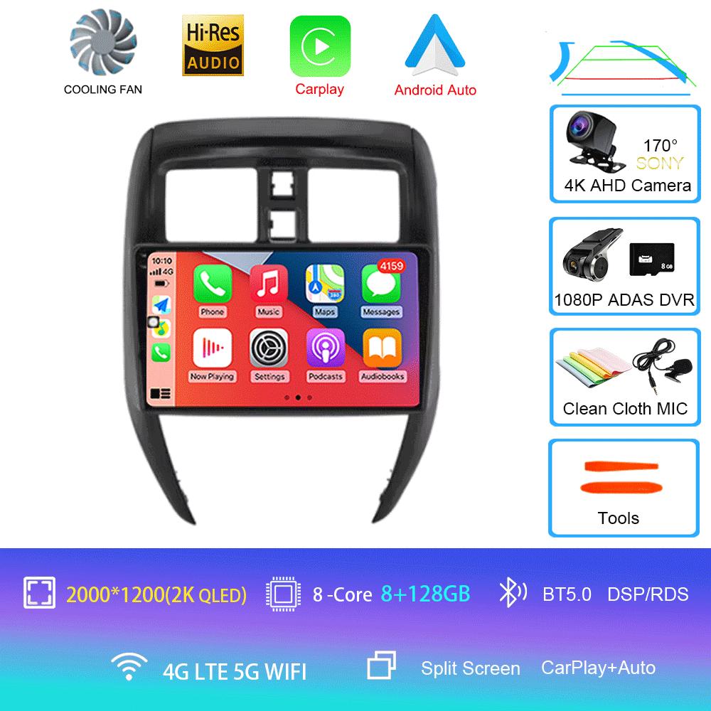 Android Car Radio Video Player для Nissan Versa sedan 2015-2019 GPS-навигация Carplay Auto Stereo Player WIFI 4G DSP 360 камера