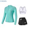 Diving Wetsuit Women Separate Piece Snorkeling Suit Long Sleeve Pants UV Protection Quick Dry Surfing Swimsuit