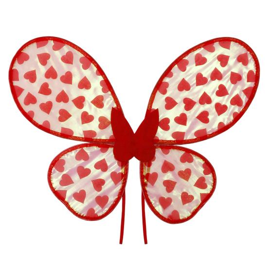 Органза Сердце Крыло Бабочки Большое Крыло Феи для Детей Девочек Хэллоуин Костюм Принцессы для Косплея Аксессуар для Переодевания