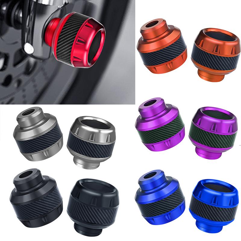 2 ШТ Универсальный Слайдер Рамы Для Мотоцикла Передние Чашки Мотоциклы Защита от Падения Взрывозащищенный Карбоновый Мотоцикл Скутер