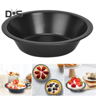 6 шт. 5-дюймовая мини-сковородка для пирога с антипригарным покрытием, пищевая углеродистая сталь, посудомоечная машина, безопасная духовка, круглая выпечка, десерт, торт, пирог, тарелка, кухонные принадлежности