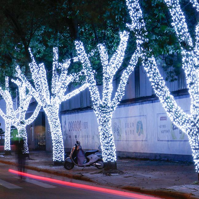 8 режимов гирлянды на солнечных батареях, 10-30 м, 100-300 светодиодов, водонепроницаемая уличная гирлянда, лампа на солнечной энергии, рождественская для украшения сада