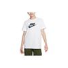 T-Shirt With Printed Letter Logo Round Neck Short Sleeve Kids Tops White FD0928100