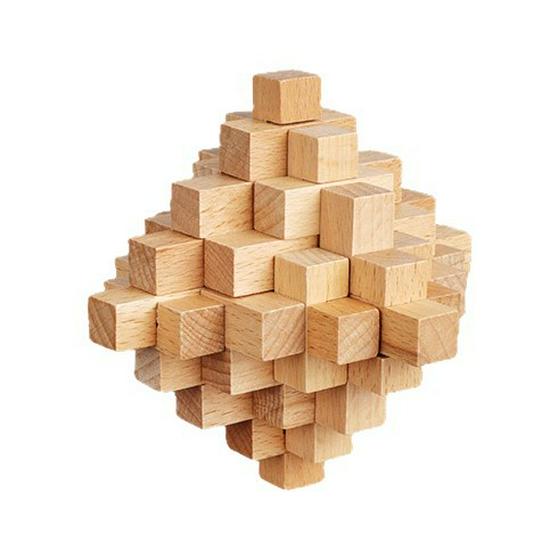 Kids' Educational Luban Lock IQ Puzzle Set: Assembly Toy for Stress Relief