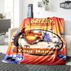 Grizzy & Lemmings Customize Your Name Blanket Lightweight Personalized Blanket Warmthful Decor Perfect for Office Chair Home Decor Couch Seaside