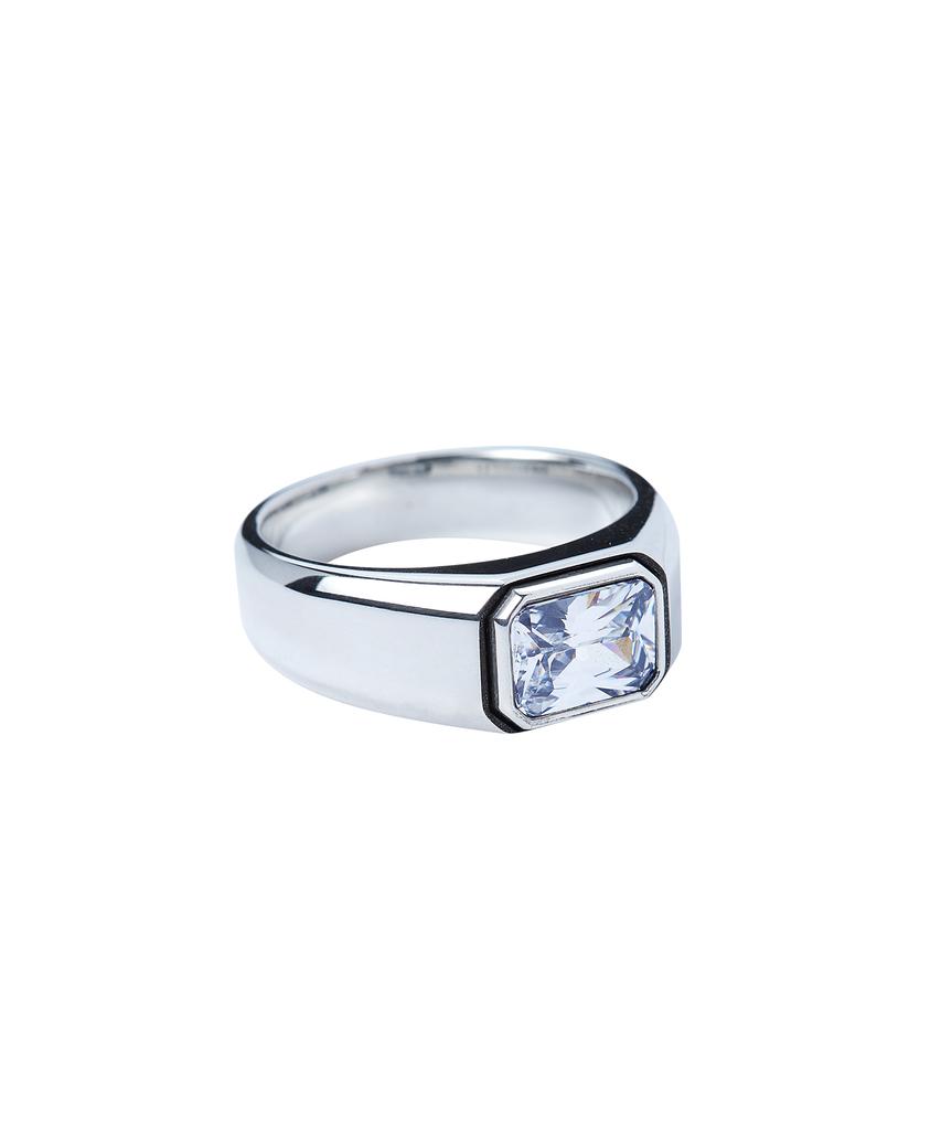Sting925 Emerald Cut Signet Ring