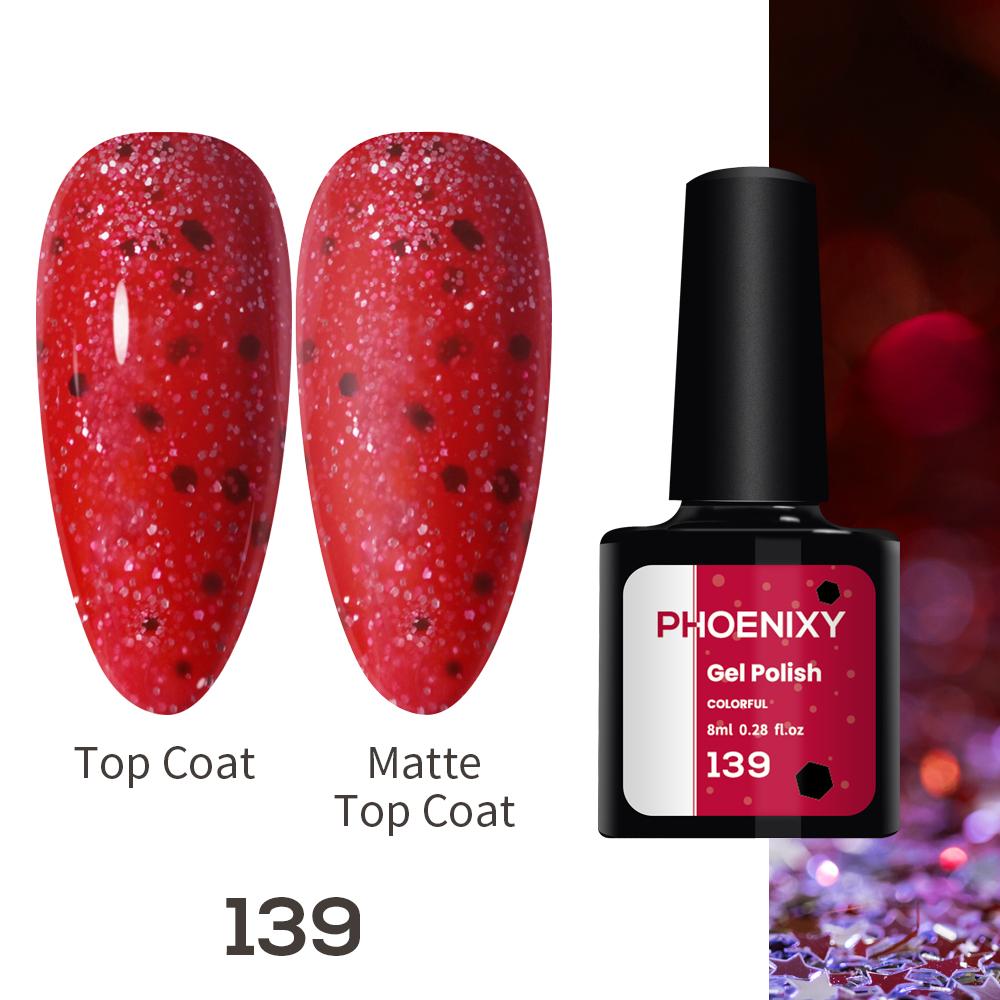Гель-лак для ногтей PHOENIXY, 8 мл, отмачиваемый гель-лак для дизайна ногтей, маникюрного салона, лампы для ногтей своими руками и украшения домашнего гелевого дизайна ногтей