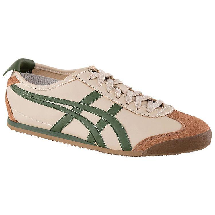 ONITSUKA TIGER Кеды унисекс Mexico 66 Retro Sports с низким верхом для повседневной носки, бежевые DL408-1785