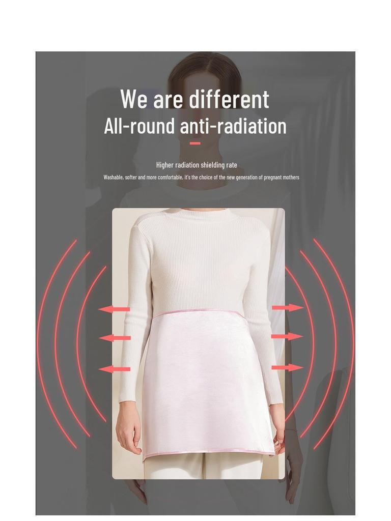 Фартук для беременных с защитой от излучения: Дышащая защита живота от телефонов и компьютеров
