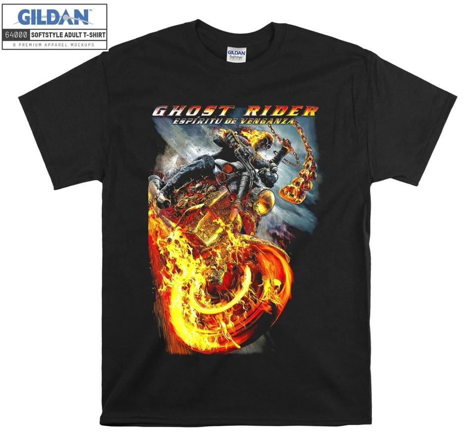 Ghost Rider Espiritu Venganza T-shirt Gift Hoodie Tshirt Men Women Unisex