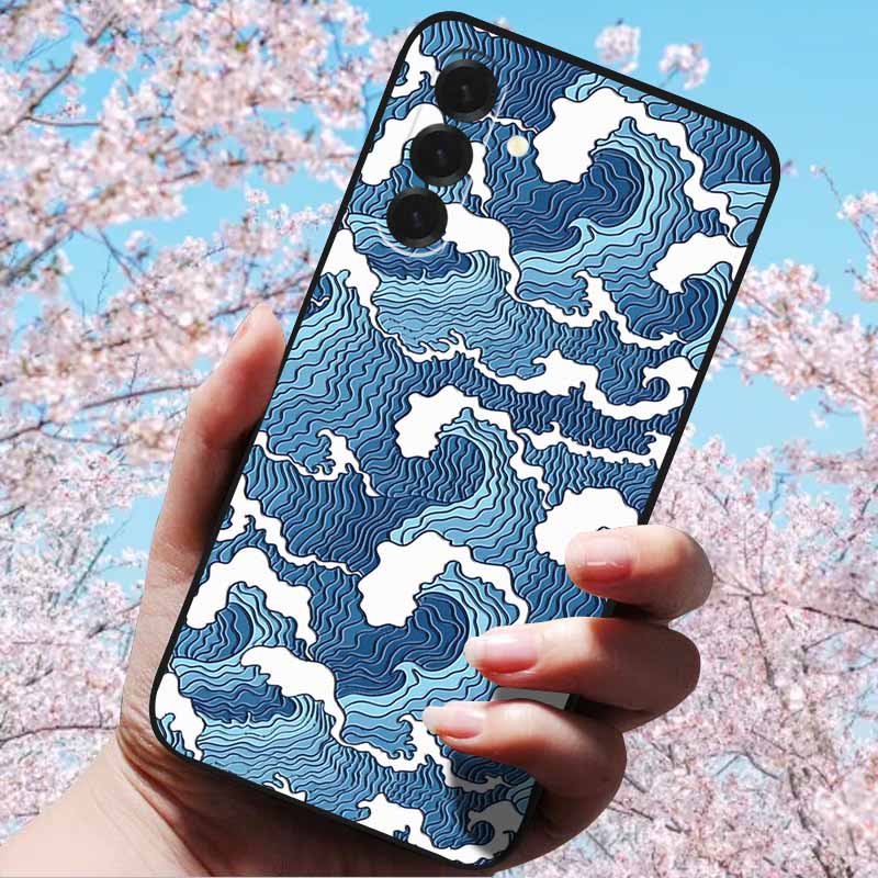Для Samsung Galaxy A56 A36 A26 5G Чехлы 3D Рельефный Цветок Тиснение Мягкий Силикон Для A56 A36 5G 3D Мультяшный Чехол Сова Ракушка 3D Рельеф