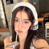 Vintage Lace Scarf Headband Colorful Pastoral Style French-style Hair Scarf Exquisite Korean Style Triangle Headscarf