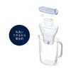 Brita Water Filter, Pitcher Type, Filtered Water Capacity: 1.15L (Total Capacity: 2.2L) [Genuine Japanese Product] Includes 1 Liquelli Maxtra Pro Cart