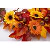 Autumn Color Garland Simulation Sunflower Pumpkin Berry Door Hanging Harvest Festival Rattan Circle Thanksgiving Wreath