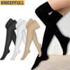 1Pair Thigh High Compression Stockings 20-30mmHg Closed Toe - Graduated Medical Class 1 Support for Women & Men